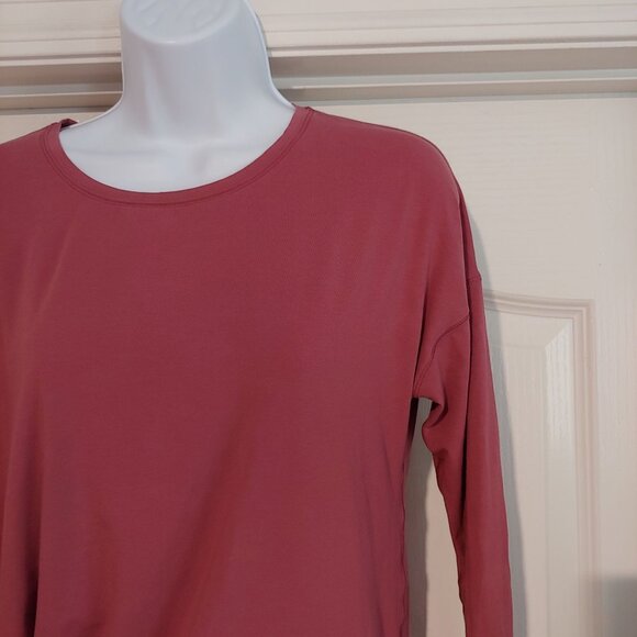Lululemon To The Point Asymmetrical Tunic Athleisure Misty Merlot Activewear S - Picture 3 of 7